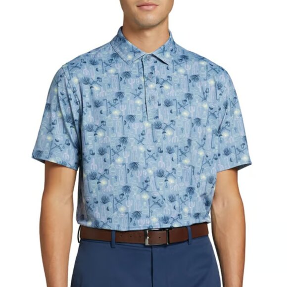 Walter Hagen Men's Performance 11 Dense Desert Convo Golf Polo - Picture 1 of 9